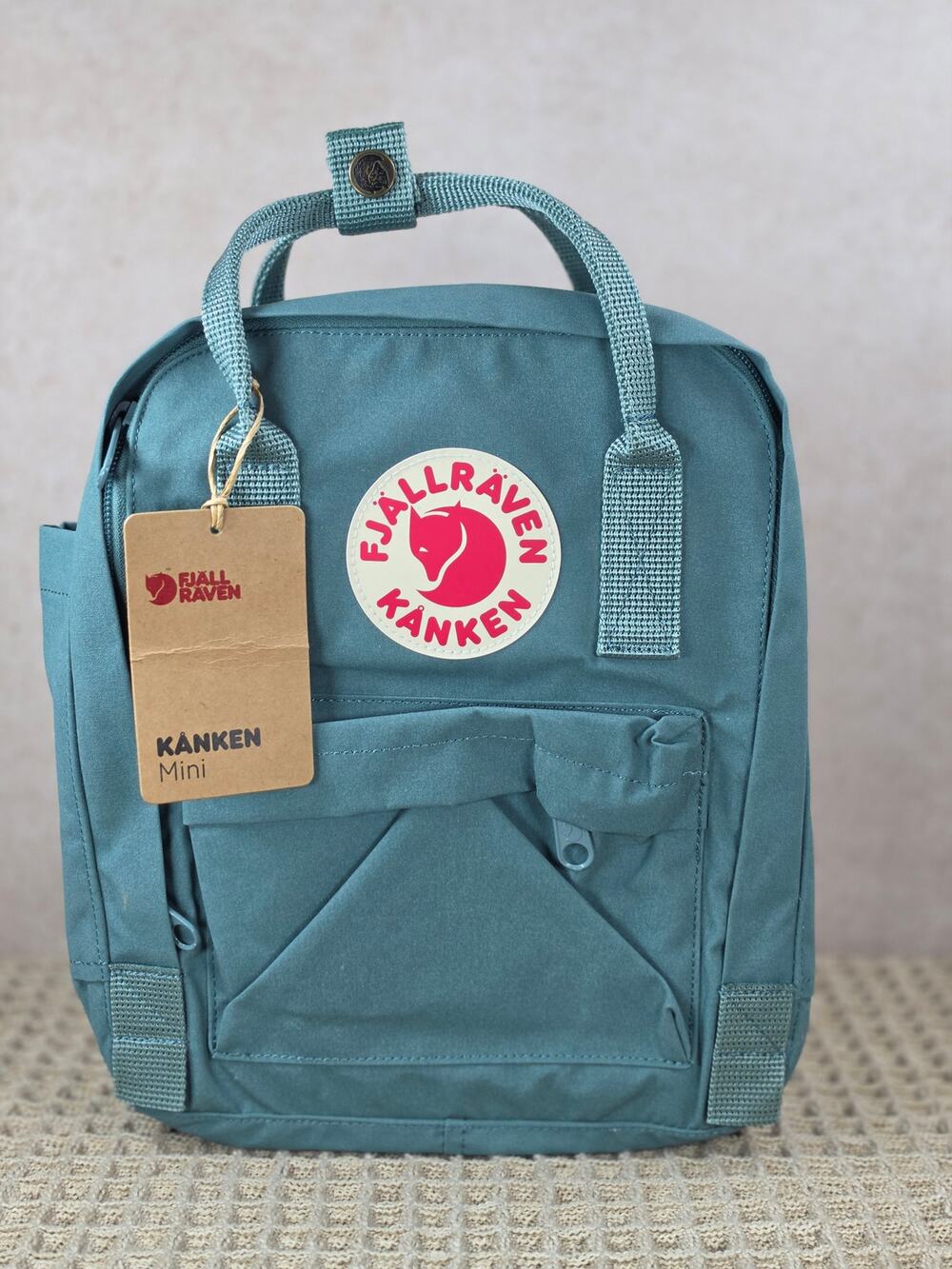 Fjällräven Kånken Mini Backpack 23561 Frost Green – NWT